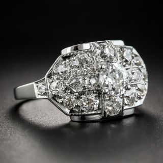 Art Deco Platinum Diamond Ring
