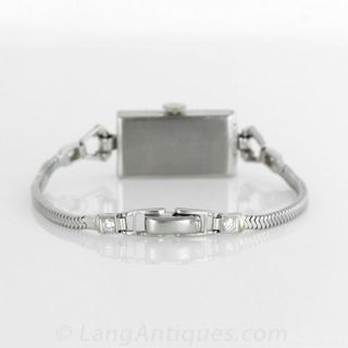 Art Deco Platinum Diamond Watch