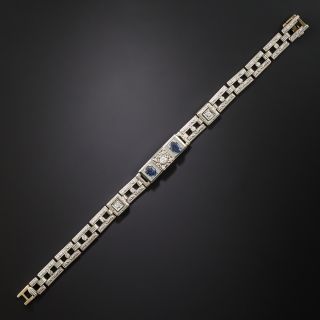 Art Deco Sapphire and Diamond Bracelet - 3