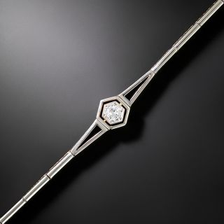 Art Deco Solitaire Diamond Bracelet, Netherlands - 2
