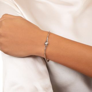 Art Deco Solitaire Diamond Bracelet, Netherlands