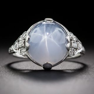 Art Deco Star Sapphire Ring