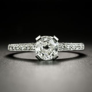 Art Deco Style 1.02 Carat Diamond Engagement Ring - GIA J VS1 - 2