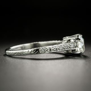 Art Deco Style 1.02 Carat Diamond Engagement Ring - GIA J VS1