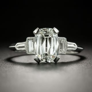 Art Deco-Style 1.72 Carat Diamond Engagement Ring - GIA H SI1 - 2