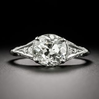 Art Deco-Style 2.11 Carat Diamond Ring - GIA K VS1 - 2