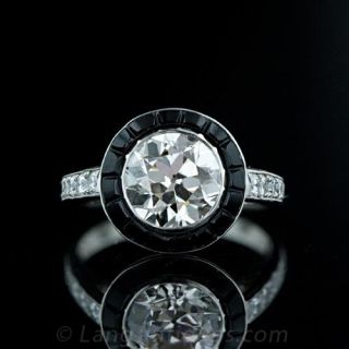 Art Deco Style Diamond and Onyx Engagement Ring
Art Deco Jewelry 