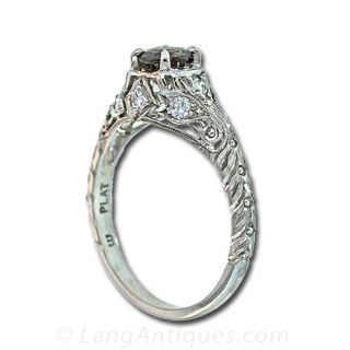 Art Deco Style Alexandrite Ring