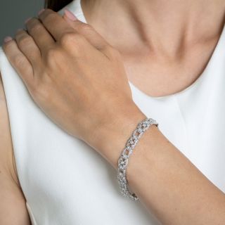 Art Deco Style Diamond Bracelet
