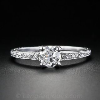 Art Deco Diamond Engagement Ring 