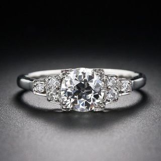 Art Deco Style Diamond Engagement Ring