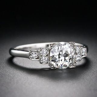 Art Deco Style Diamond Engagement Ring