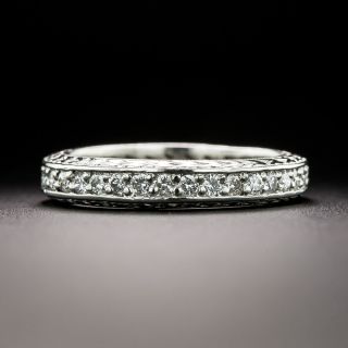 Art Deco-Style Diamond Eternity Band - Size 4 1/4 - 1