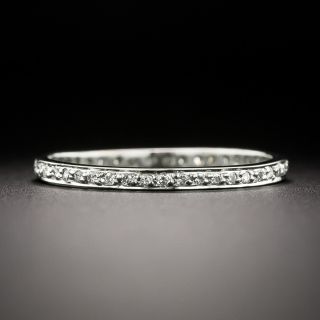 Art Deco-Style Diamond Eternity Band, Size 7 1/4 - 3