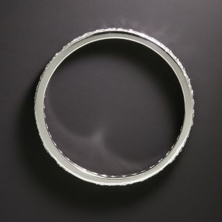 Art Deco-Style Diamond Eternity Band, Size 7 1/4