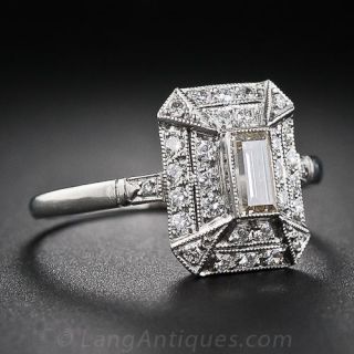 Art Deco Style Diamond Ring