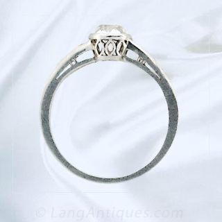 Art Deco style Diamond Solitaire