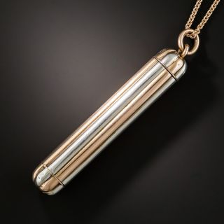 Art Deco Telescopic Pencil Pendant - 1