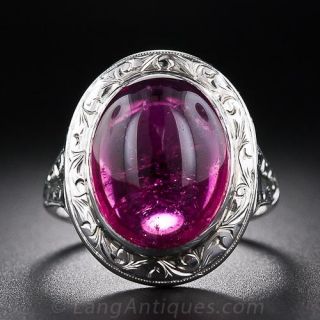 Art Deco Tourmaline Ring