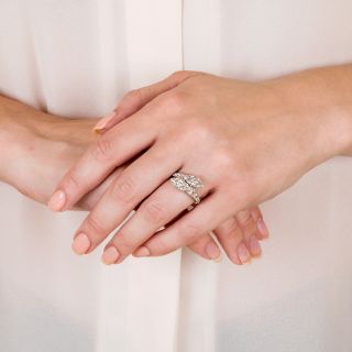 Art Deco Twin Marquise Diamond Engagement Ring  by Shreve, Crump & Low - GIA