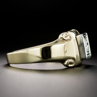 Art Deco Two-Tone .25 Carat Diamond Ring