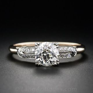 Art Deco Diamond Engagement Ring 