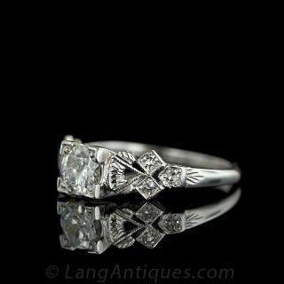 Art Deco Vintage Solitaire