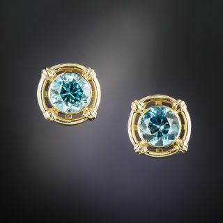 Art Deco Zircon Earrings - 2