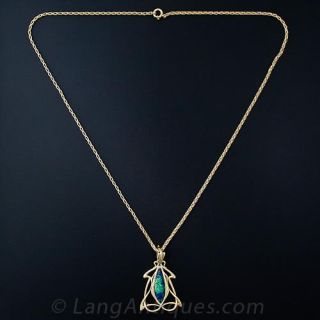 Art Nouveau Azure Malachite