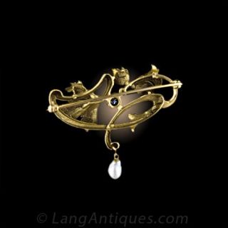 Art Nouveau Brooch