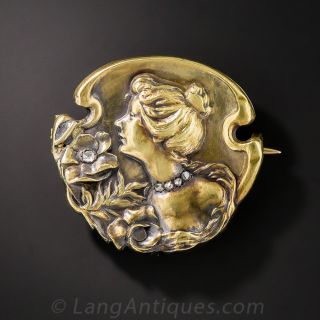 Art Nouveau Brooch