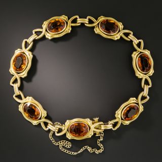 Art Nouveau Citrine Bracelet - 2