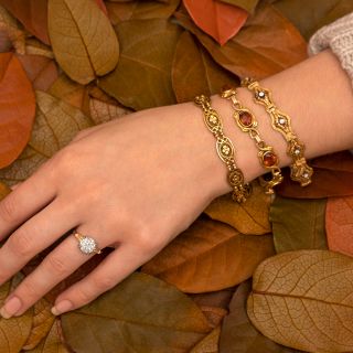 Art Nouveau Citrine Bracelet by Bippart