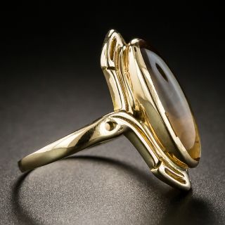 Art Nouveau Citrine Ring