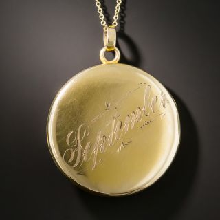 Art Nouveau Diamond Locket