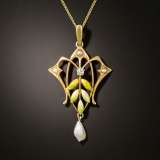 Art Nouveau Enamel