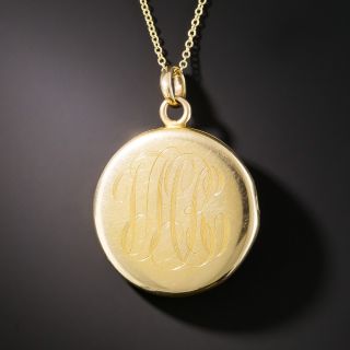 Art Nouveau Female Locket