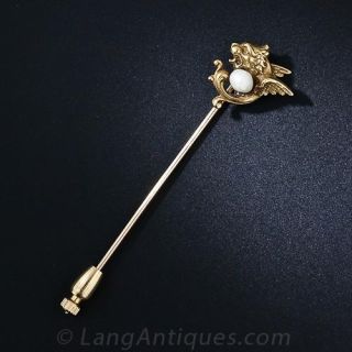 Art Nouveau Griffin Stickpin