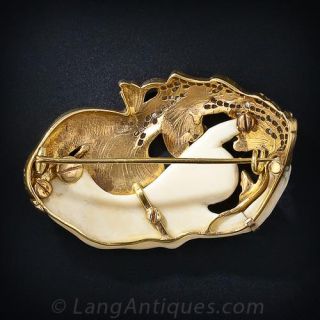 Art Nouveau Mermaid Brooch