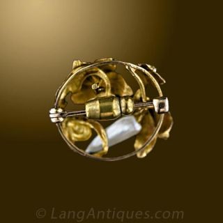 Art Nouveau Mermaid Pin