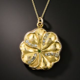 Art Nouveau Paste Locket by Carter,Qvarnstrom, & Remington - 2