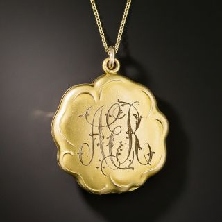 Art Nouveau Paste Locket by Carter,Qvarnstrom, & Remington