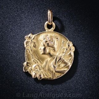 Art Nouveau Pendant
