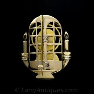 Art Nouveau Religious Pin