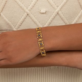 Art Nouveau Sapphire Bracelet by Bippart