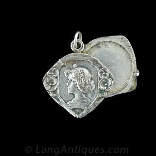 Art Nouveau Slide Locket