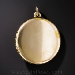 Art Nouveau Tiger Locket