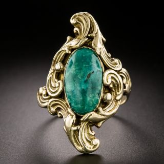 Art Nouveau Variscite Ring - 2
