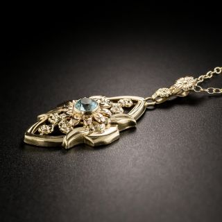 Circa 1920 Zircon Necklace by Shiman