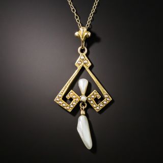 Arts and Crafts Pearl Necklace - 2
